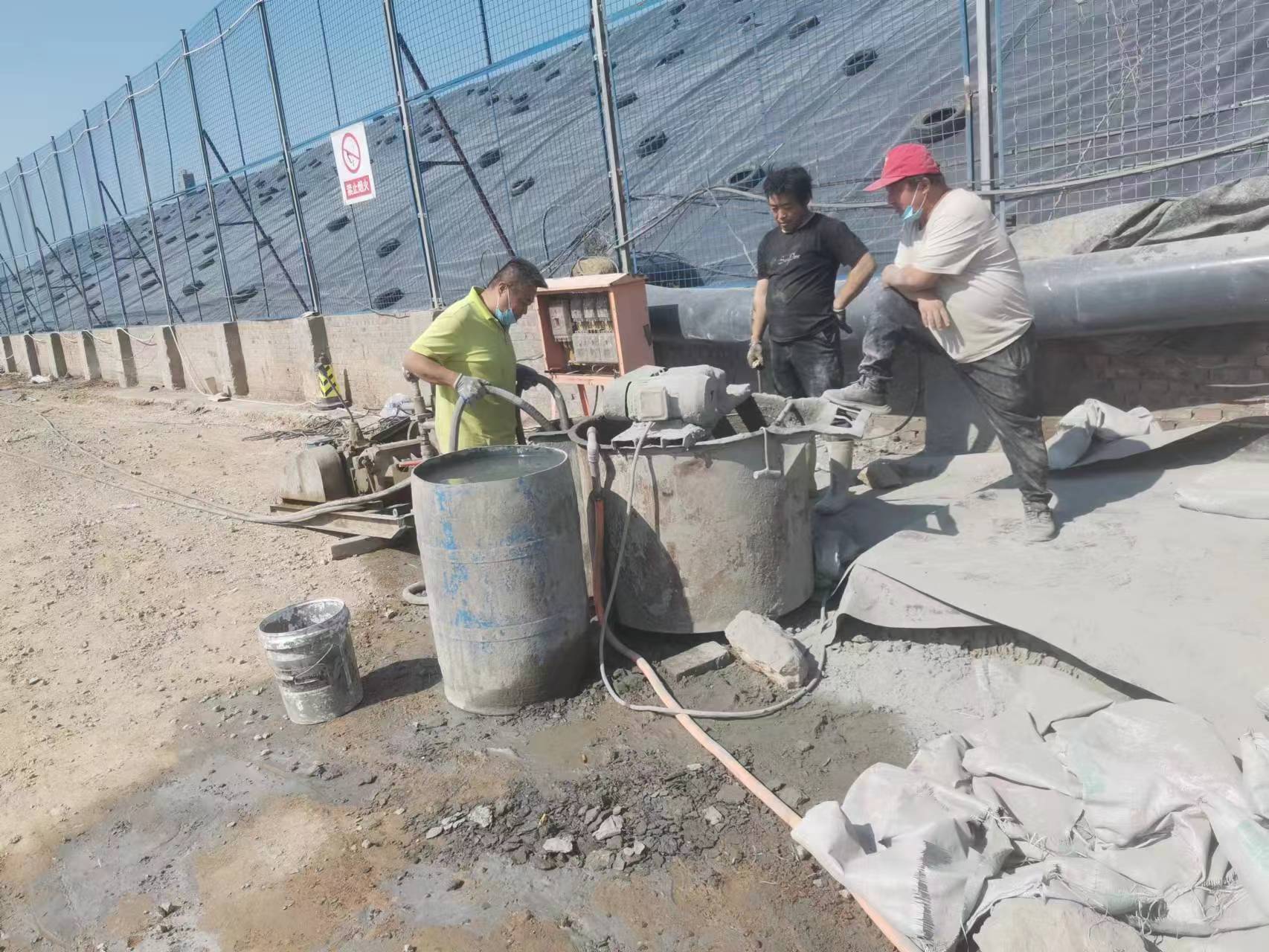 涞源袖阀管注浆